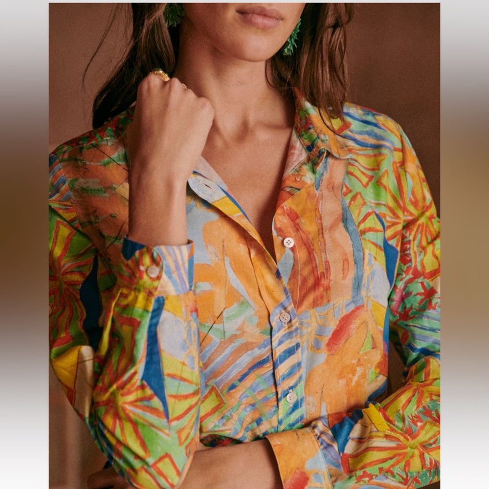 SOLD ❌ NWT - Rare Sezane Pierro shirt size US 4 - Picture 2 of 10